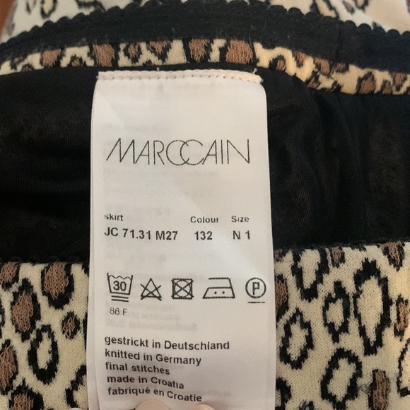 Marc Cain leopard print, modal skirt, size XS - Picture 4 of 5